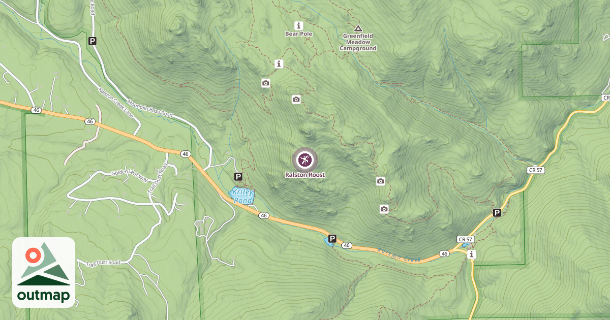 Map of Ralston Roost