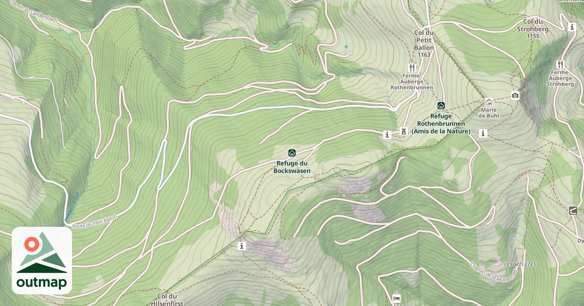 Map of Refuge du Bockswasen