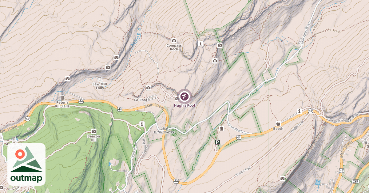 Map of Hugh's Roof