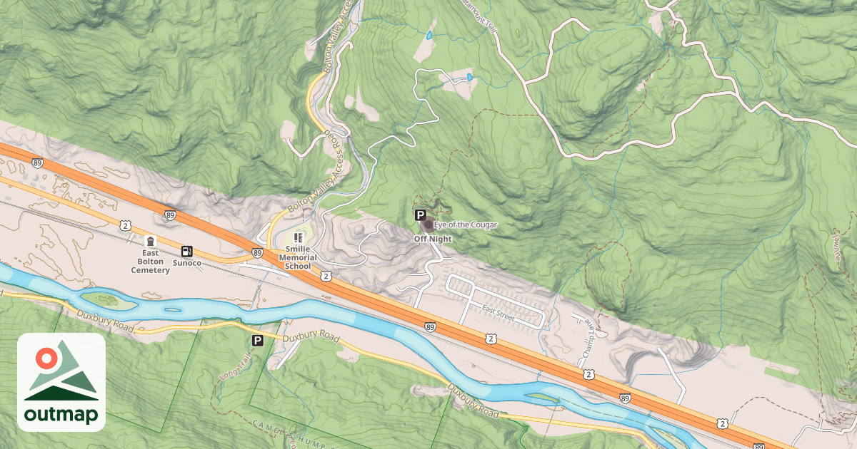 Map of Eye of the Cougar