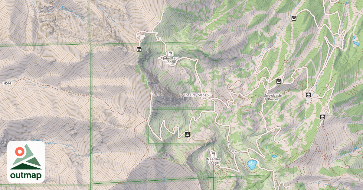 Map of The Gray Slabs