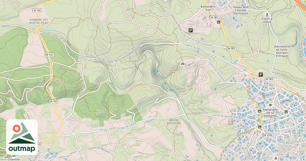 Map of Capitelle Terre Mégère
