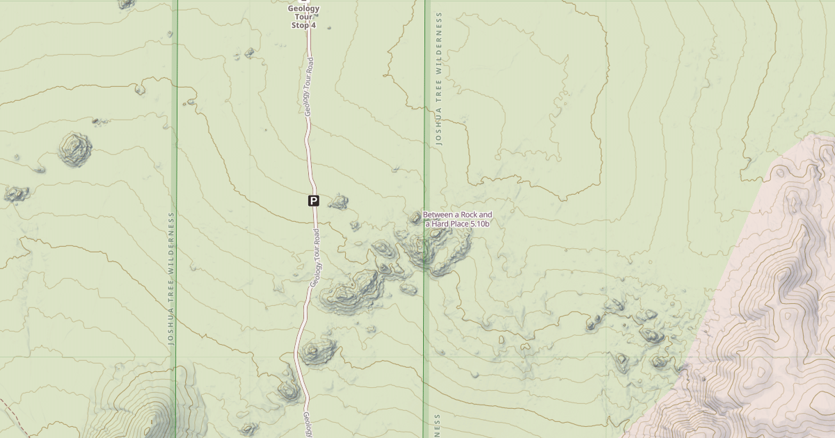 Map preview of Between a Rock and a Hard Place