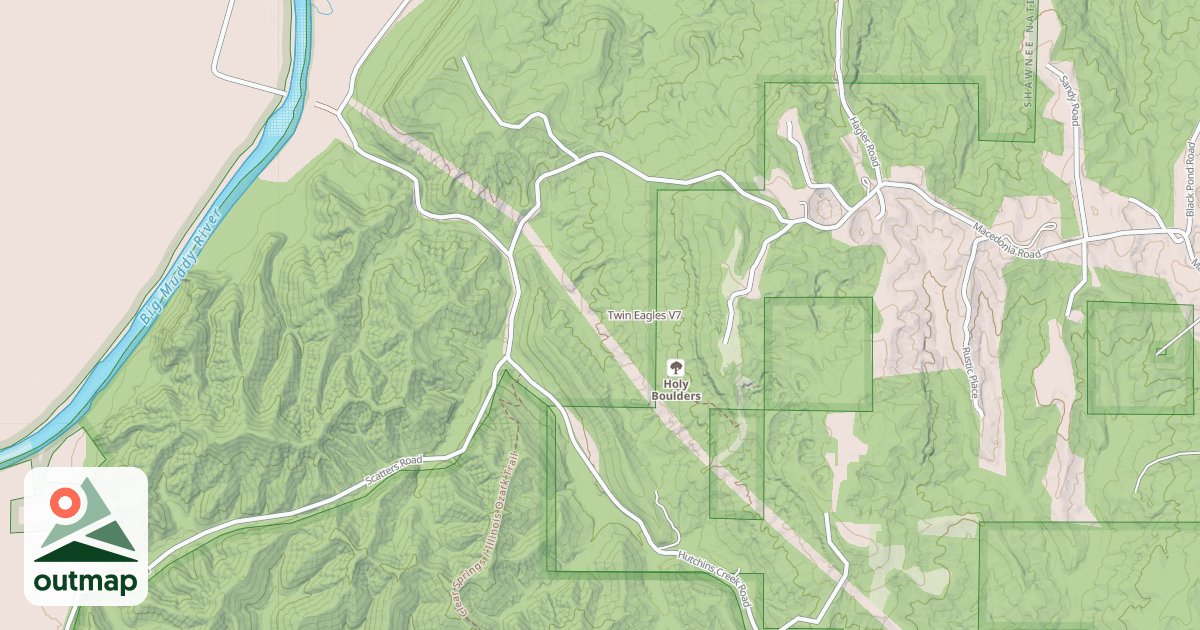 Map of Twin Eagles