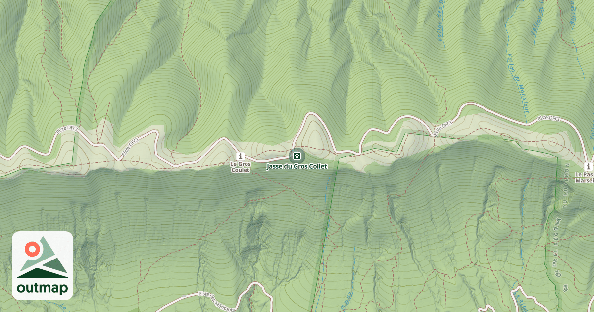 Map of Jasse du Gros Collet