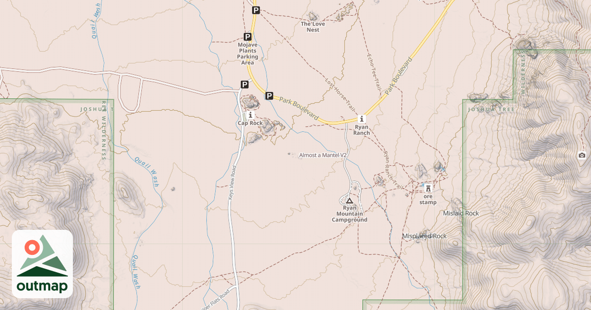 Map of Almost a Mantel
