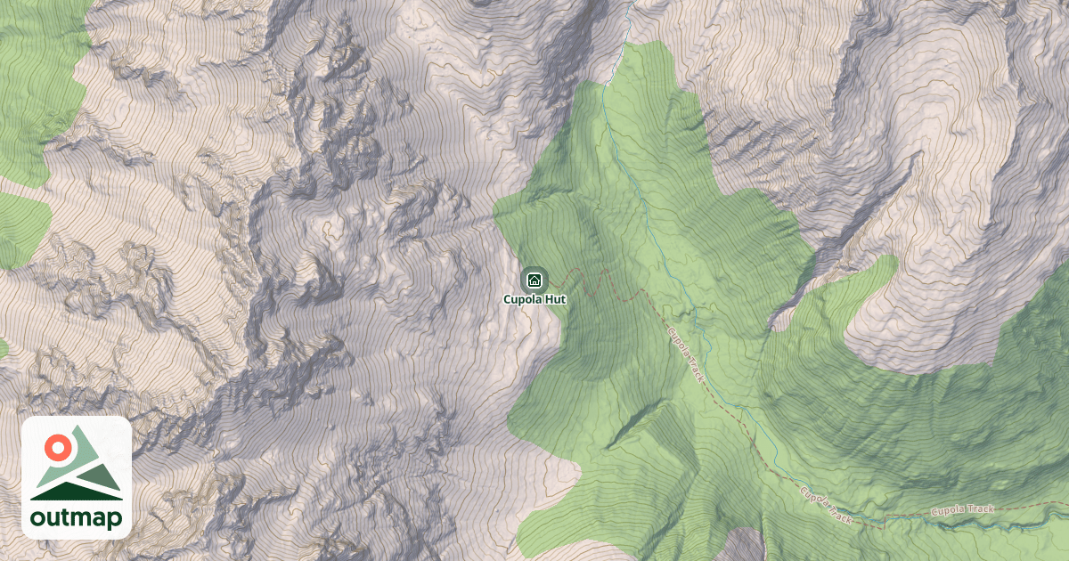 Map of Cupola Hut