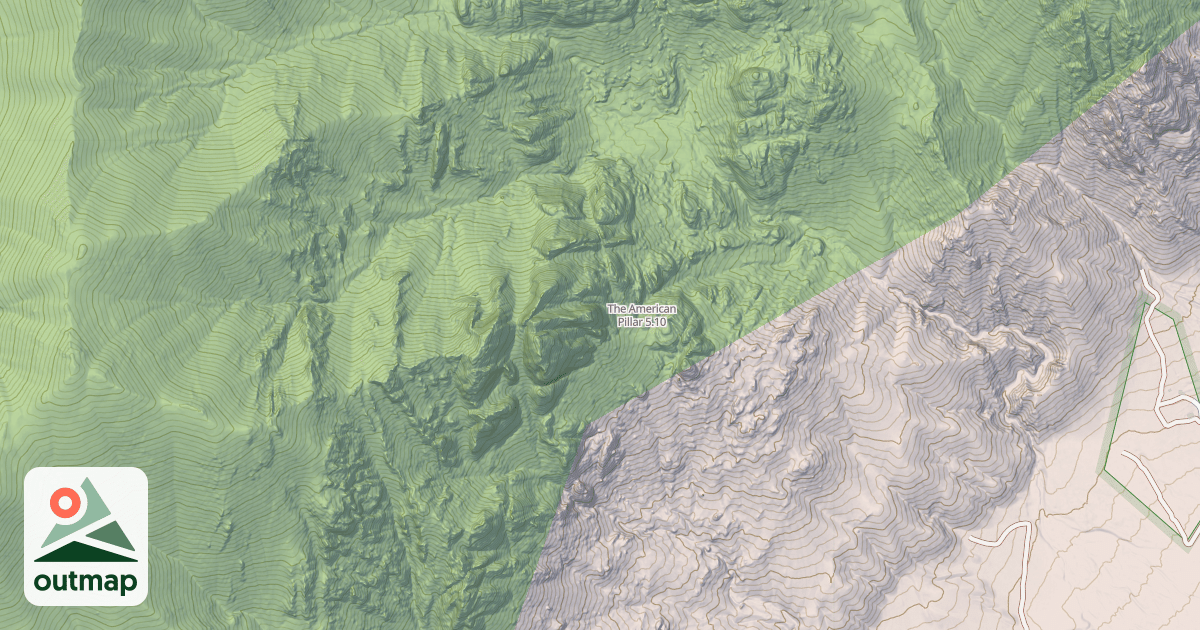 Map of The American Pillar