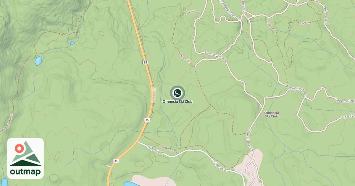 Map of Omnecia Ski Club