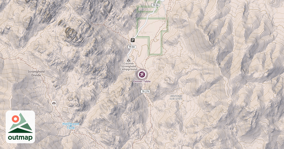 Map of Dinner Table