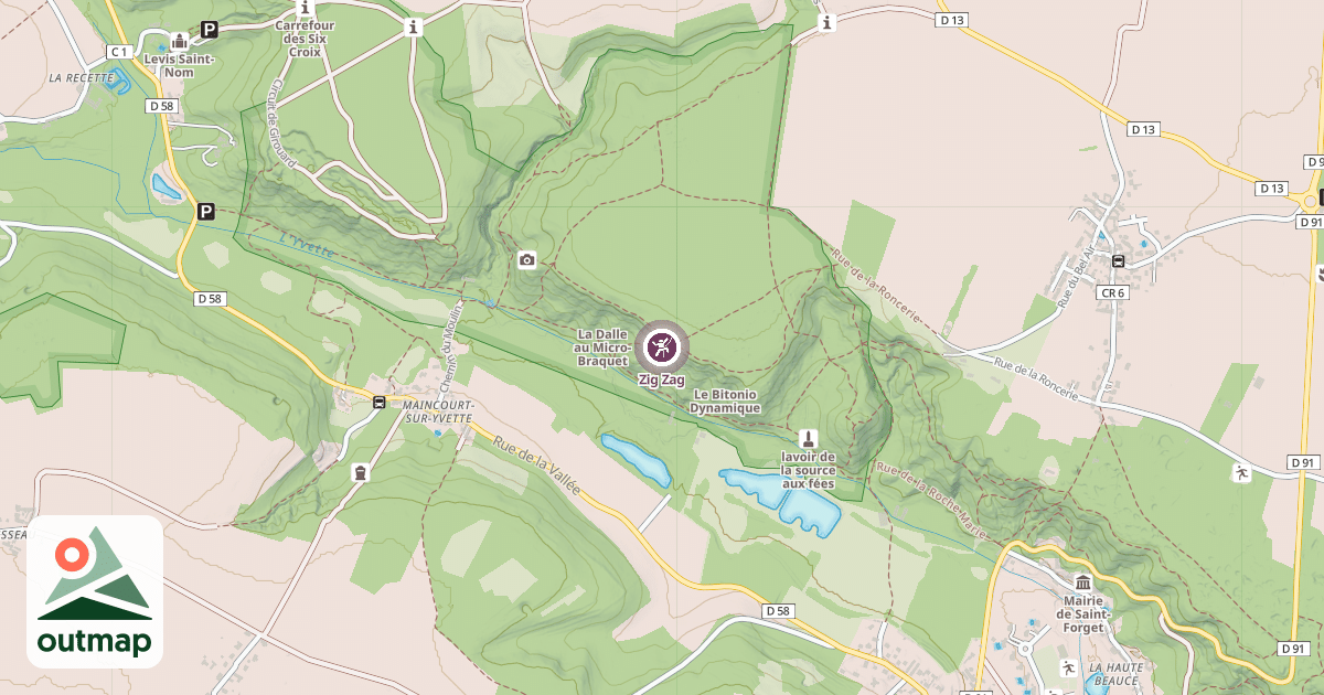 Map of Zig Zag