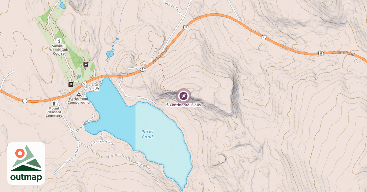 Map of f. Continental Slabs