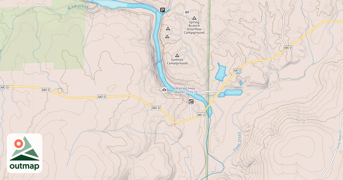 Map of Washed Away (aka No. 21)
