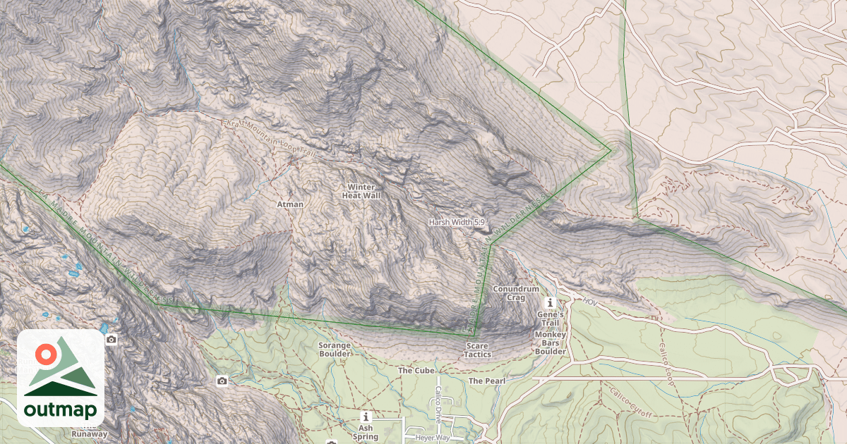 Map of Harsh Width