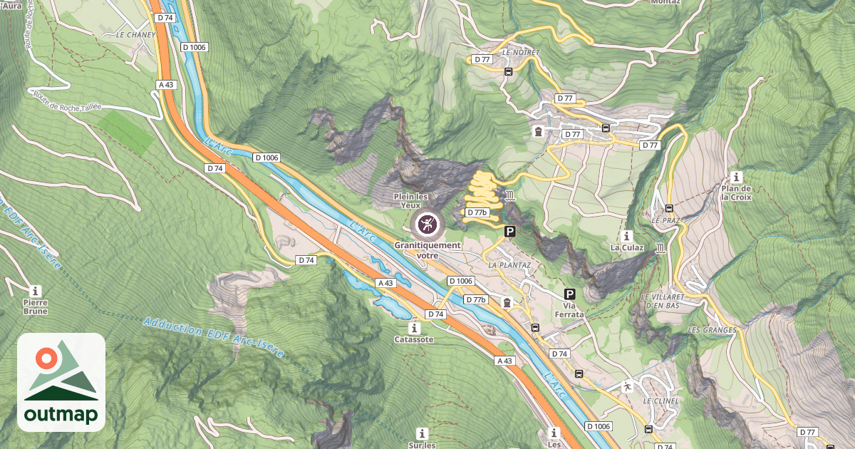 Map of Granitiquement votre