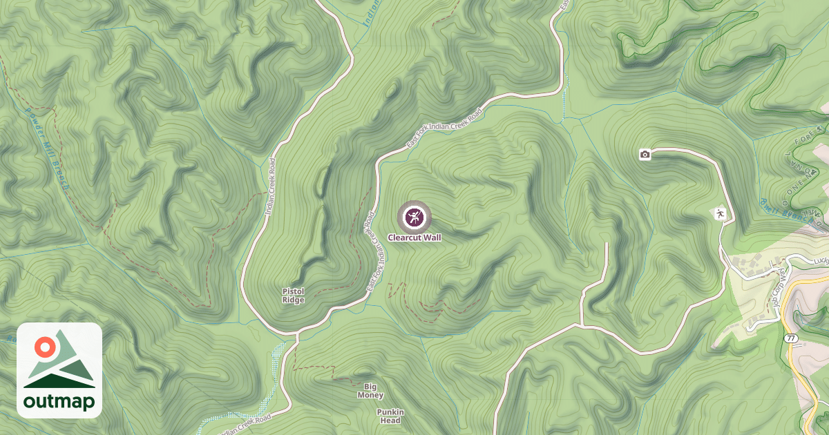 Map of Clearcut Wall