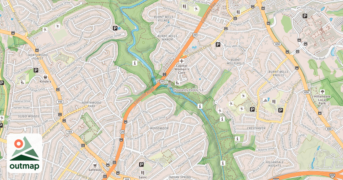 Map of Pleasantly Pebbly