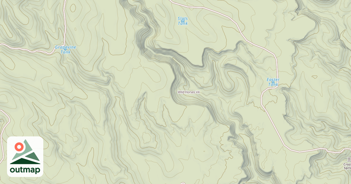 Map of Wild Horses