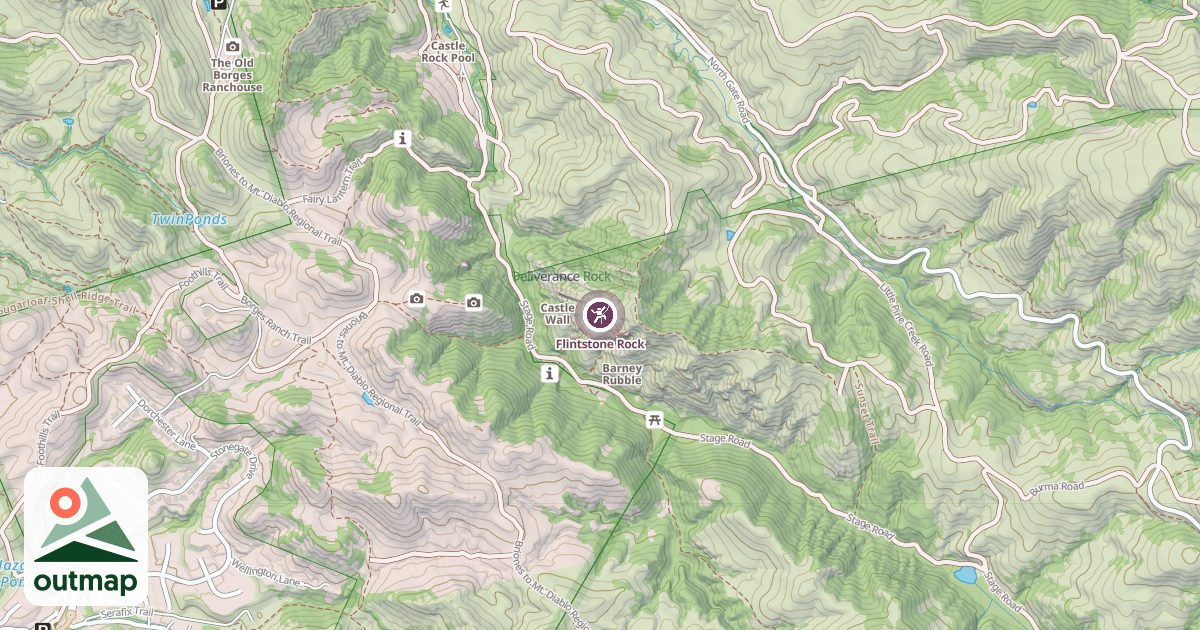 Map of Flintstone Rock