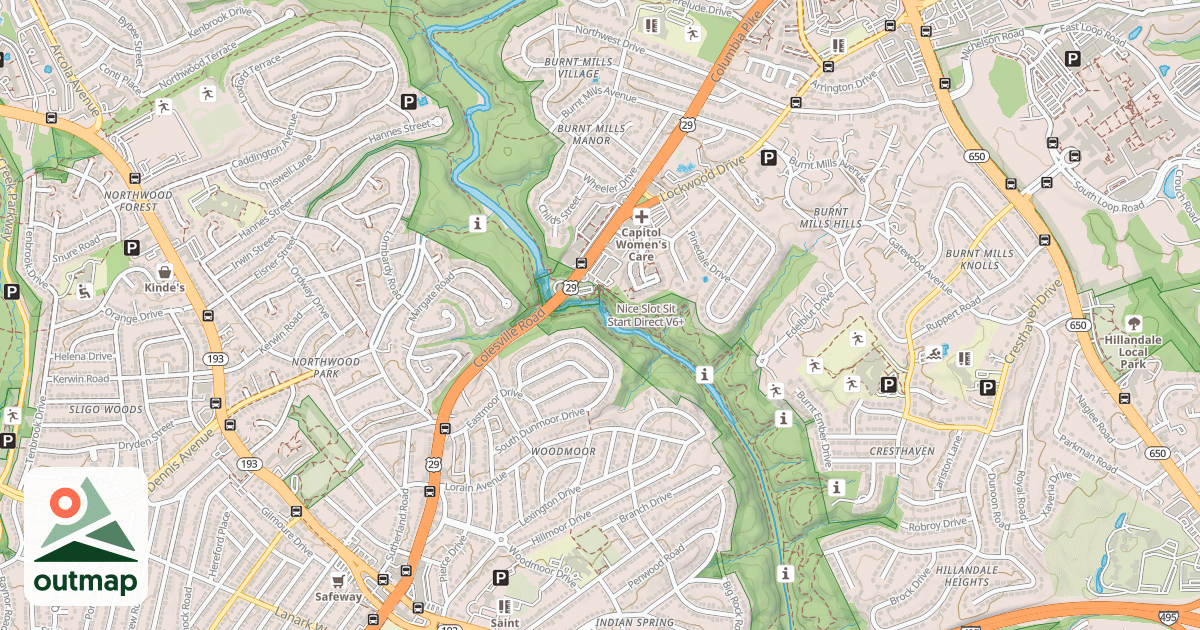 Map of Nice Slot Sit Start Direct