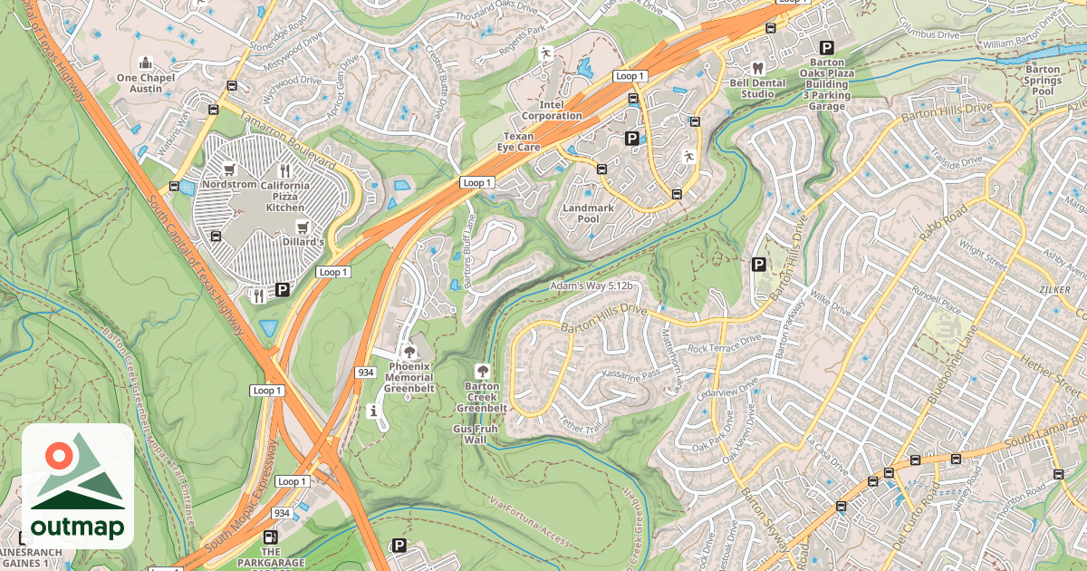 Map of Adam's Way