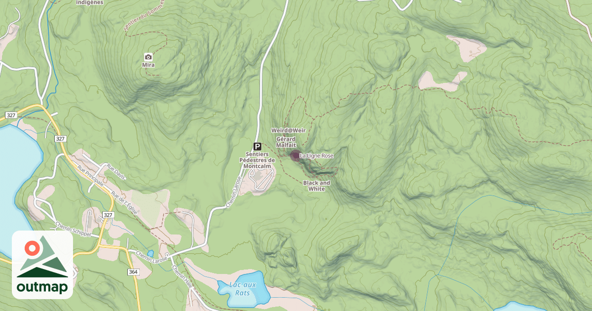 Map of La Ligne Rose