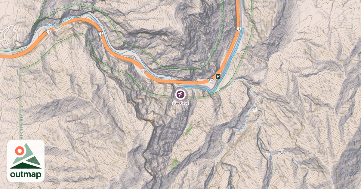Map of Sun Cave