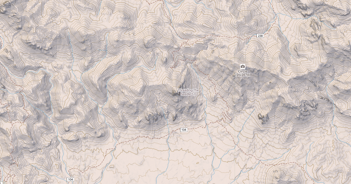 Map preview of Threading The Needle