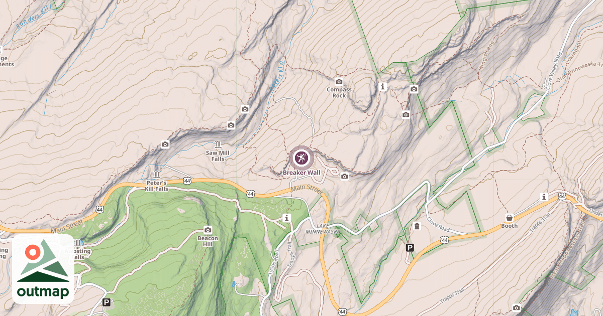 Map of Breaker Wall