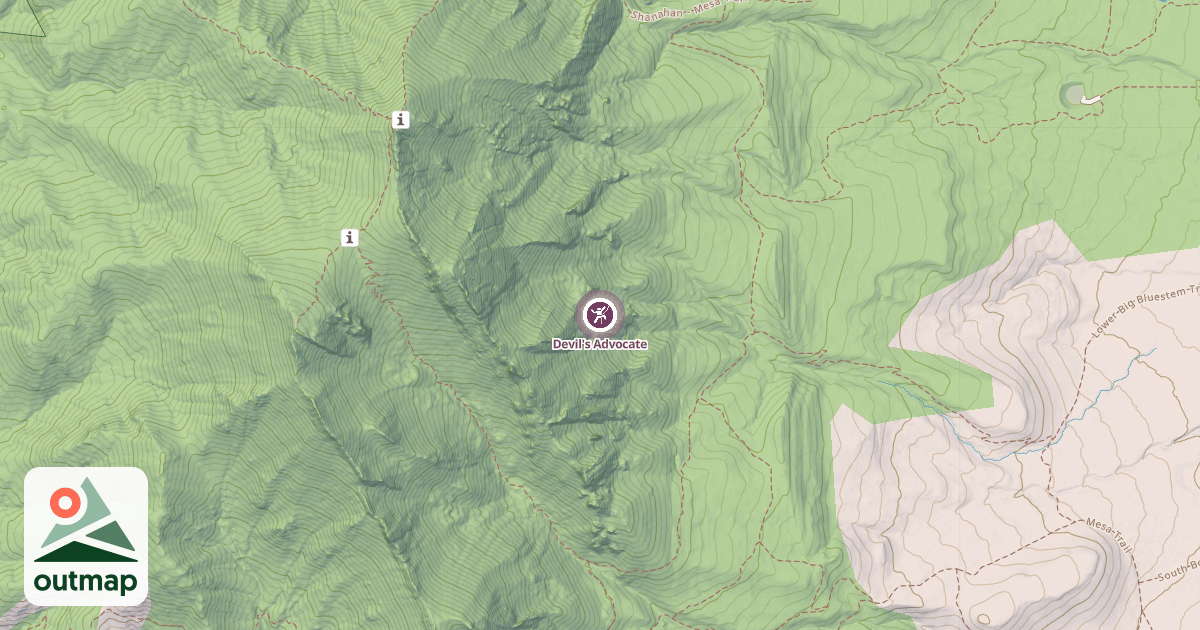 Map of Devil's Advocate