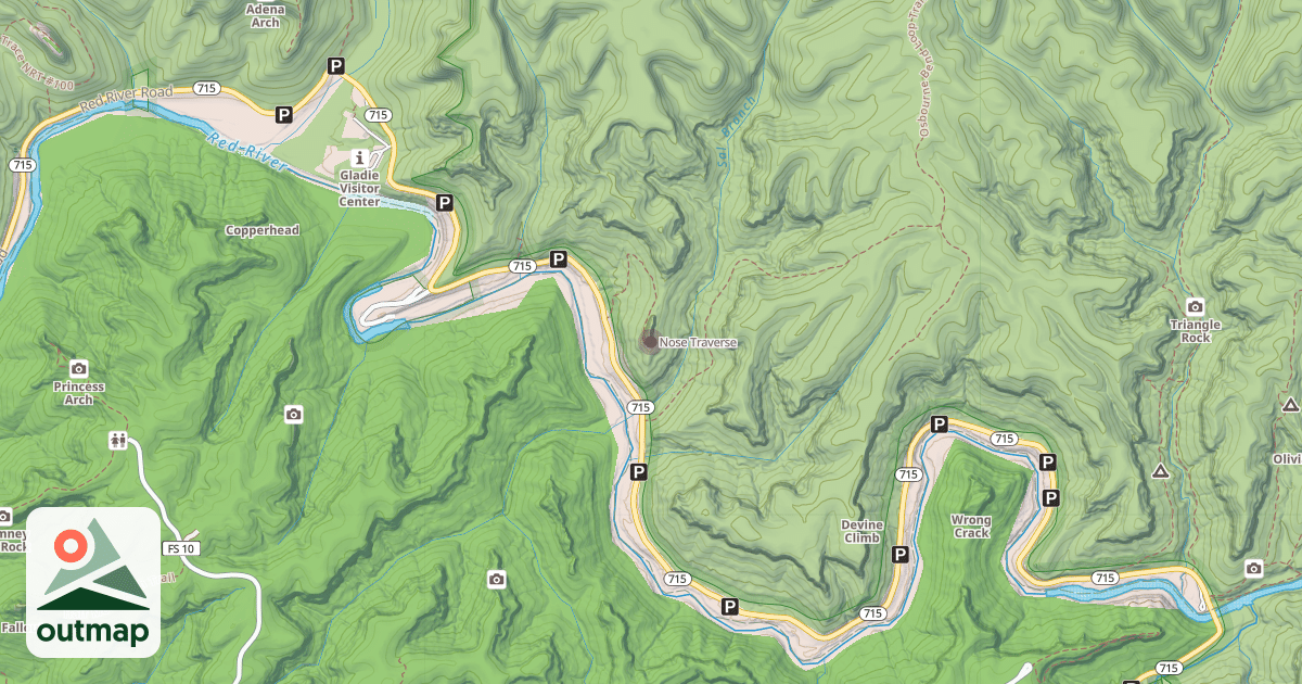 Map of Nose Traverse