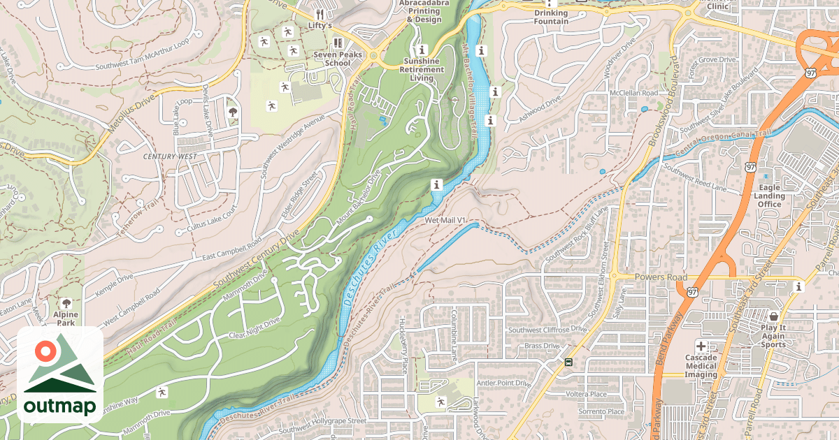 Map of Wet Mail
