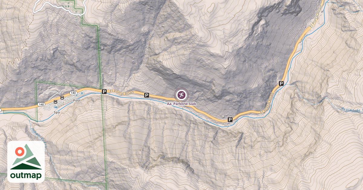 Map of Aa. Parkline Slab