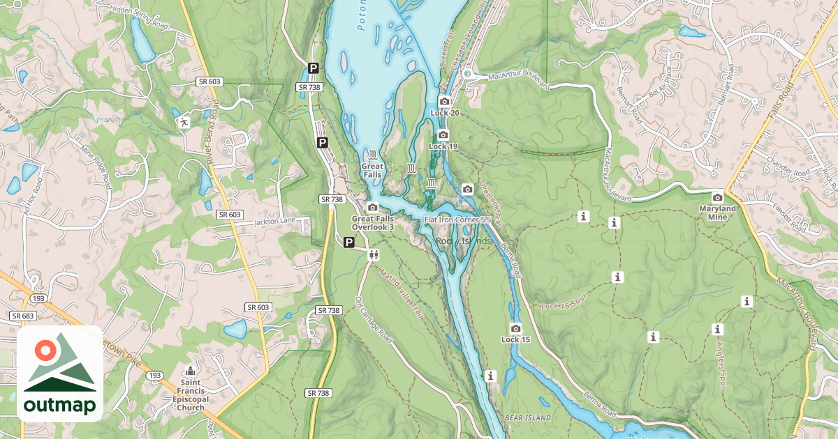Map of Flat Iron Corner