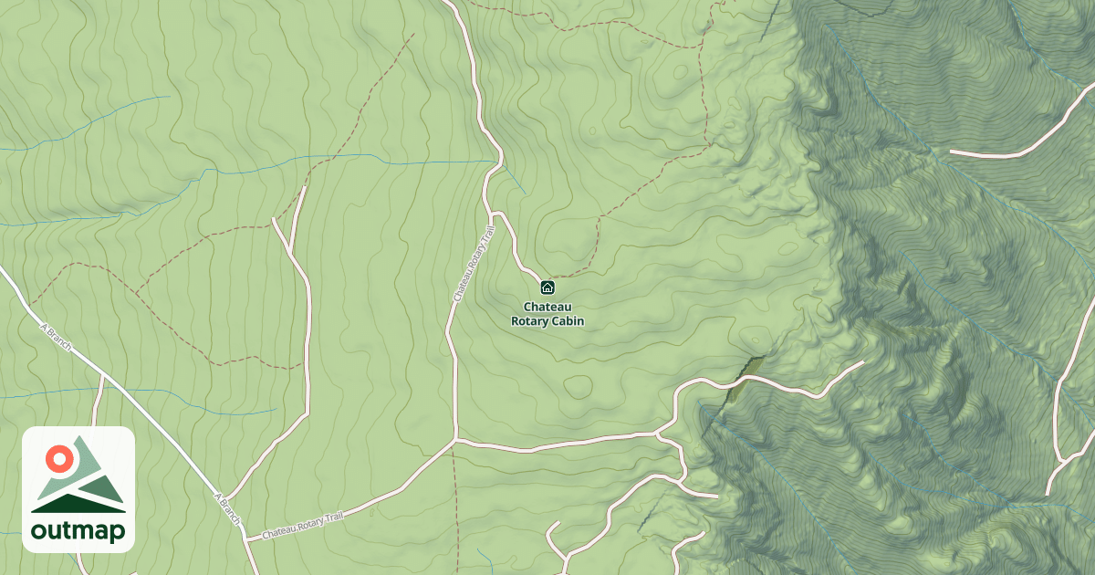 Map of Chateau Rotary Cabin
