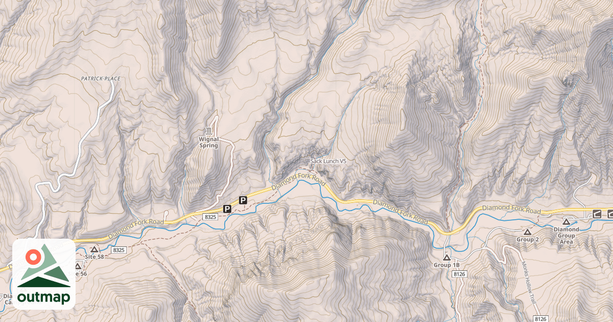 Map of Sack Lunch