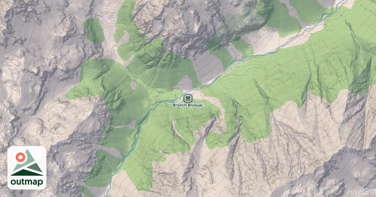Map of Branch Bivouac