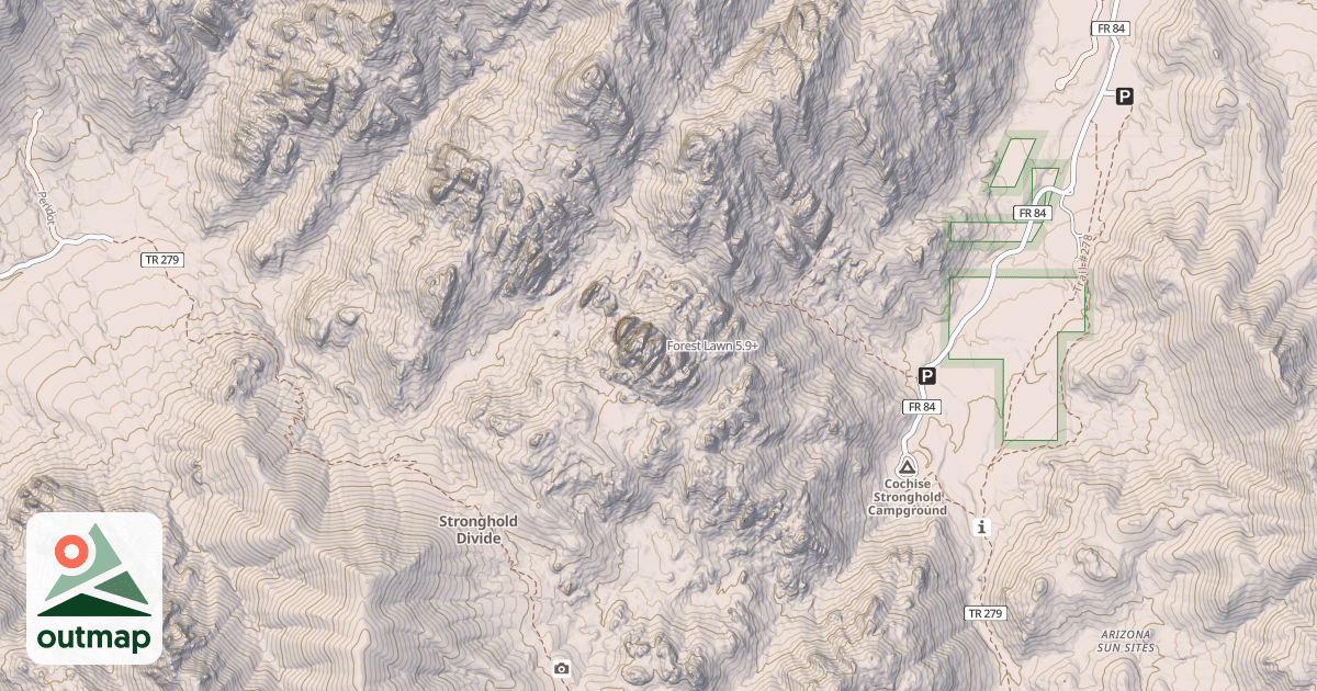 Map of Forest Lawn