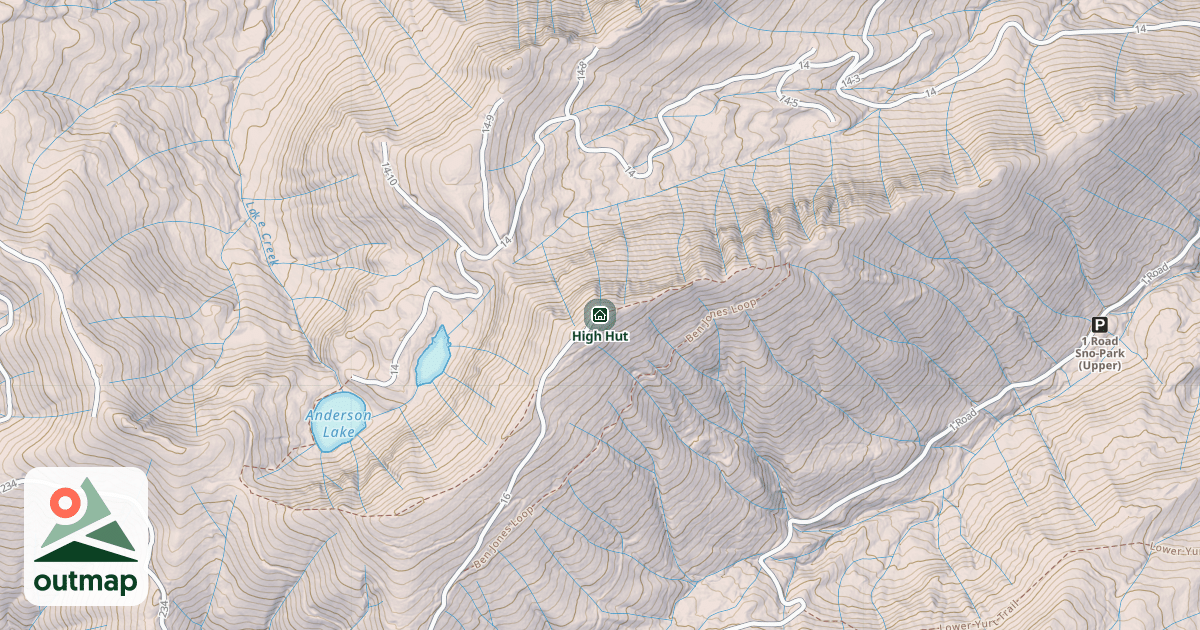 Map of High Hut
