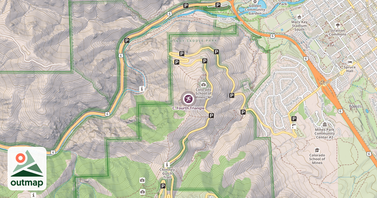Map of C. Fourth Triangle