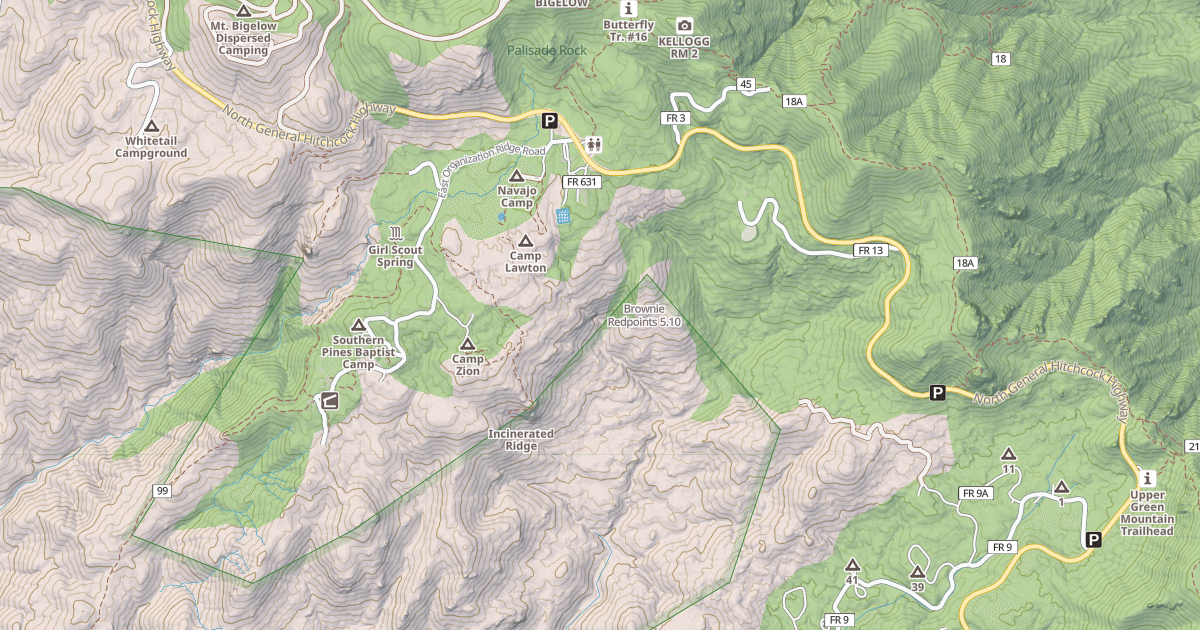 Map preview of Brownie Redpoints