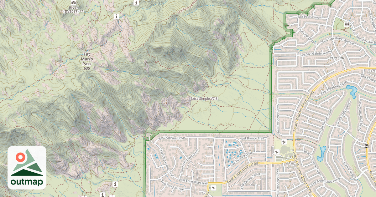 Map of Extra Simple