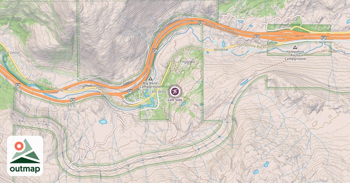 Map of Left Side