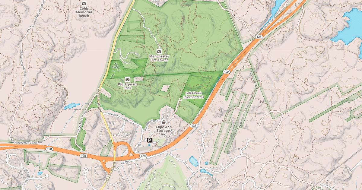 Map preview of Left Cheek Injection