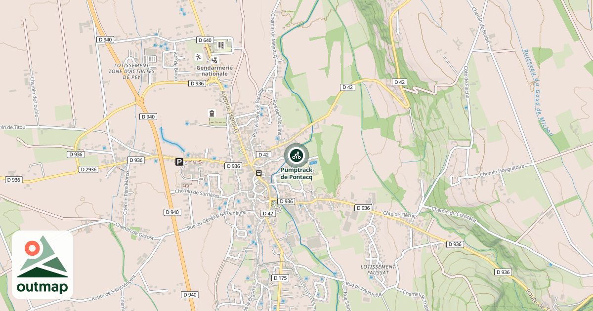 Map of Pumptrack de Pontacq
