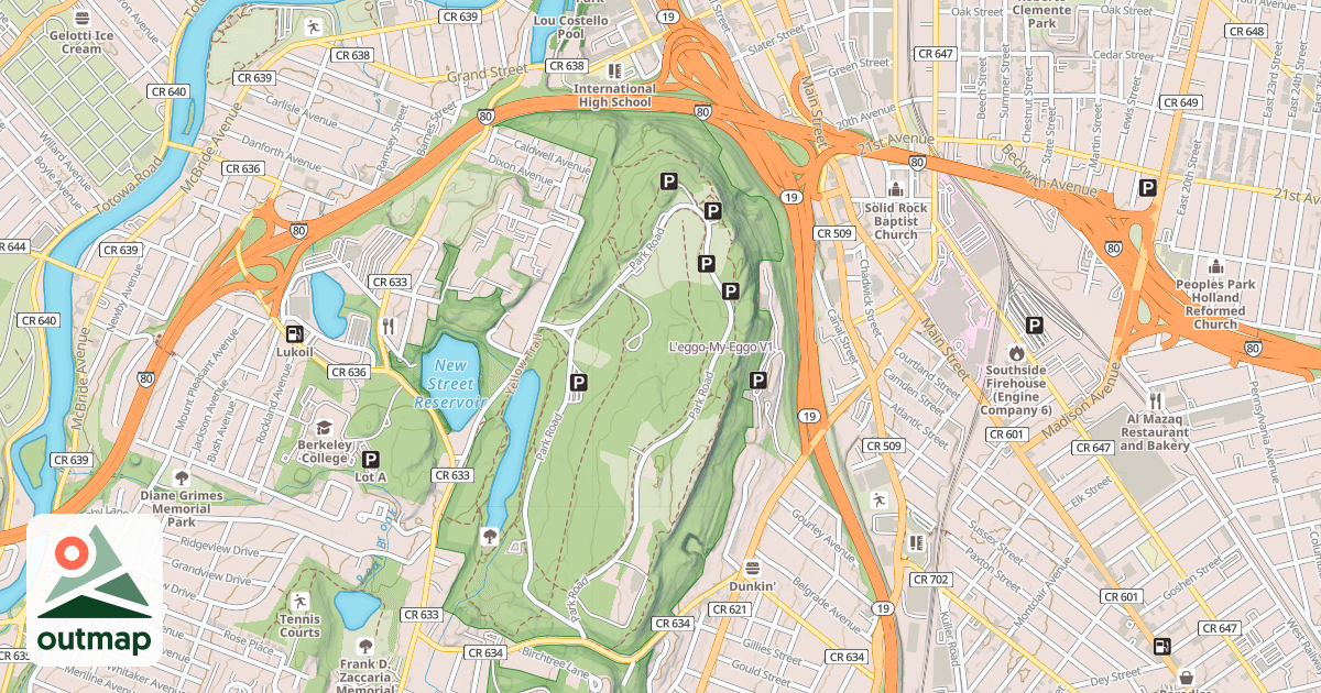 Map of L'eggo-My-Eggo
