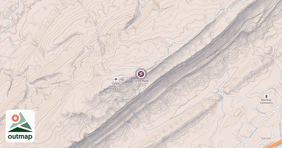 Map of Turtle Rock