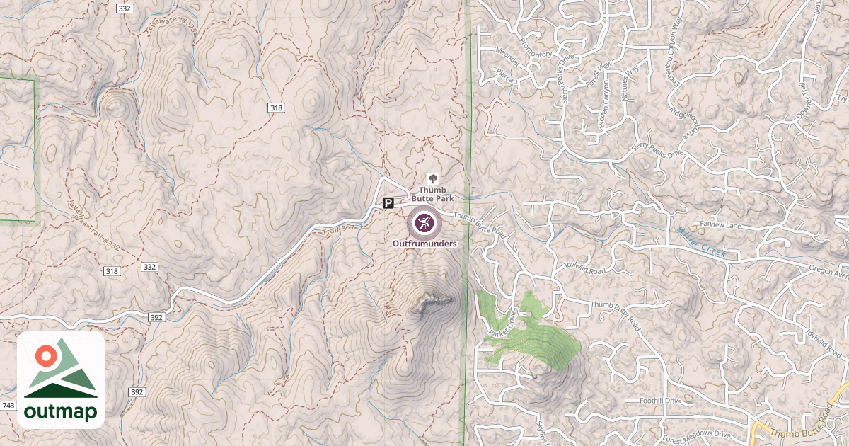 Map of Outfrumunders