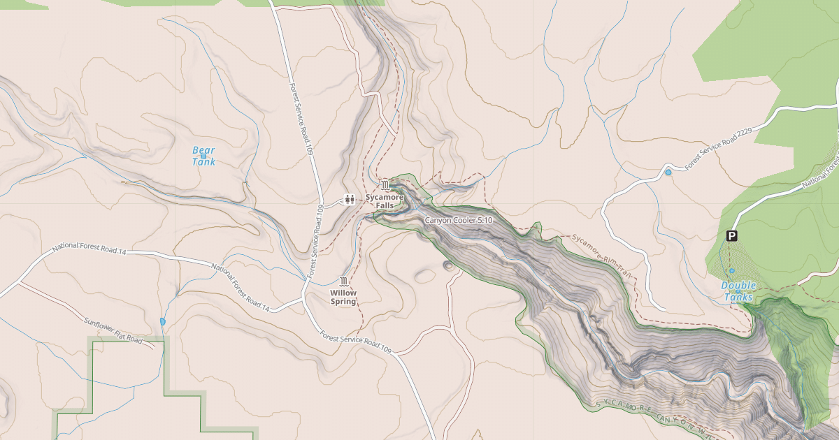Map preview of Canyon Cooler