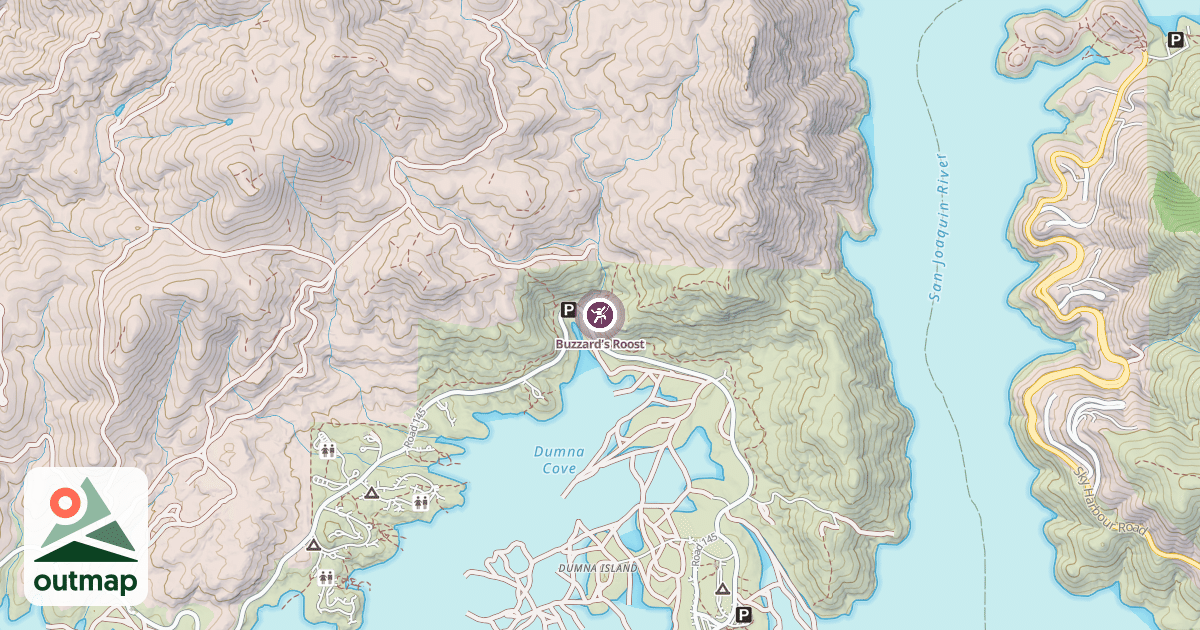 Map of Buzzard’s Roost